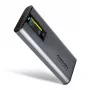 Axagon EEM2-SD2 USB-C 10Gbps - M.2 NVMe & SATA SSD EKRAANiga karp