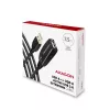 Axagon ADR-207 USB pikenduskaabel 7,5 m USB 2.0 Must