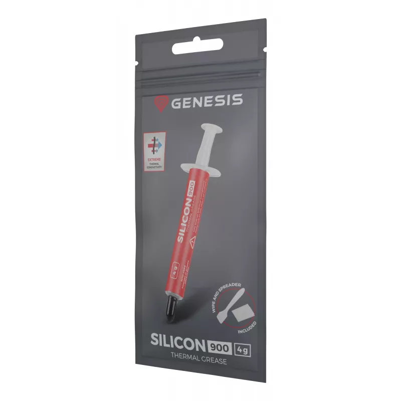 GENESIS Silicon 900, Termopasta, Hall, 250 °C, -50 °C, 12,8 W/m·K, 2,8 g/cm³