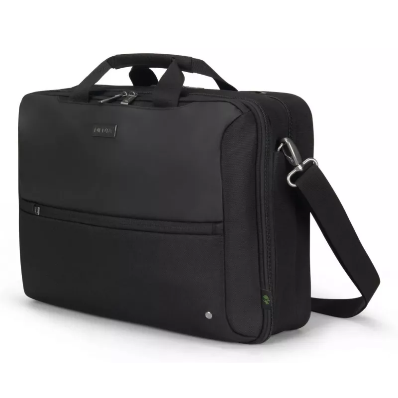 DICOTA Top Traveller Dual Five - 14-16-tolline sülearvutikott - Must / 900d taaskasutatud PET-polüester