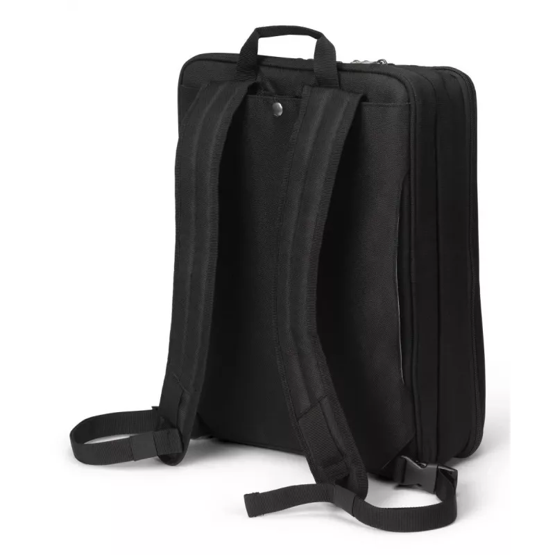 DICOTA Top Traveller Dual Five - 14-16-tolline sülearvutikott - Must / 900d taaskasutatud PET-polüester