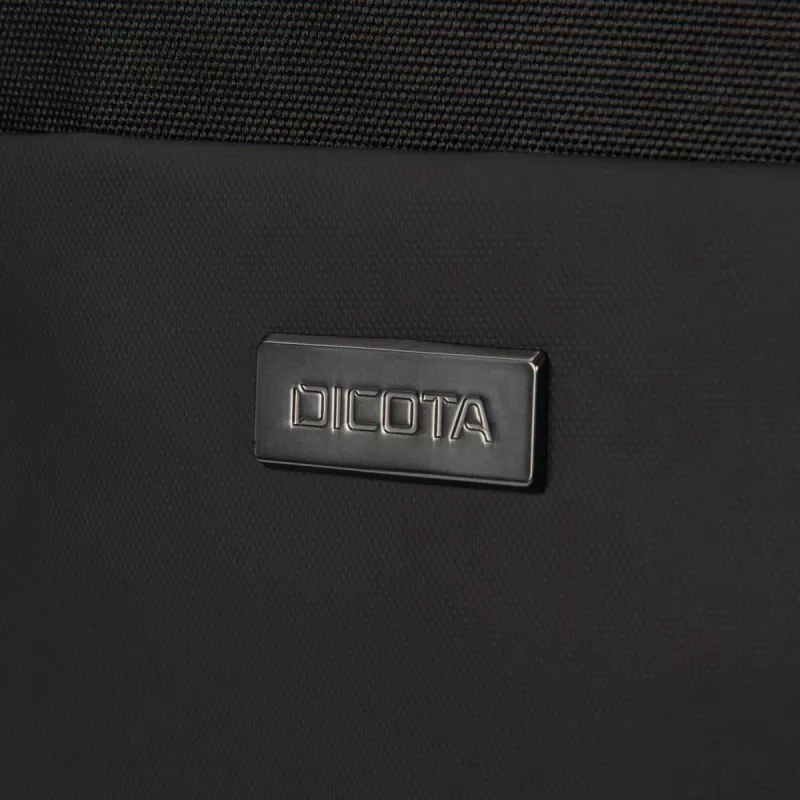DICOTA Top Traveller Dual Five - 14-16-tolline sülearvutikott - Must / 900d taaskasutatud PET-polüester