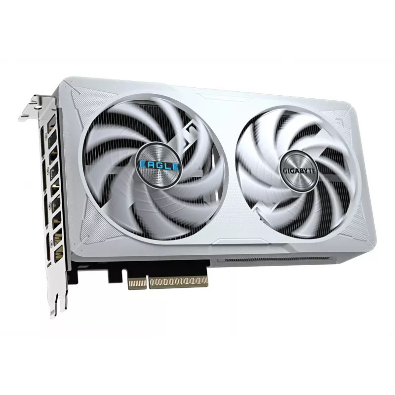 GIGABYTE GeForce RTX 5060 EAGLE OC ICE 8G graafikakaart - 8 GB GDDR7, 128bit, PCI-E 5.0, 2550 MHz tuumasagedus, 3 x DisplayPort, 1 x HDMI, GV-N5060EAGLEOC ICE-8GD