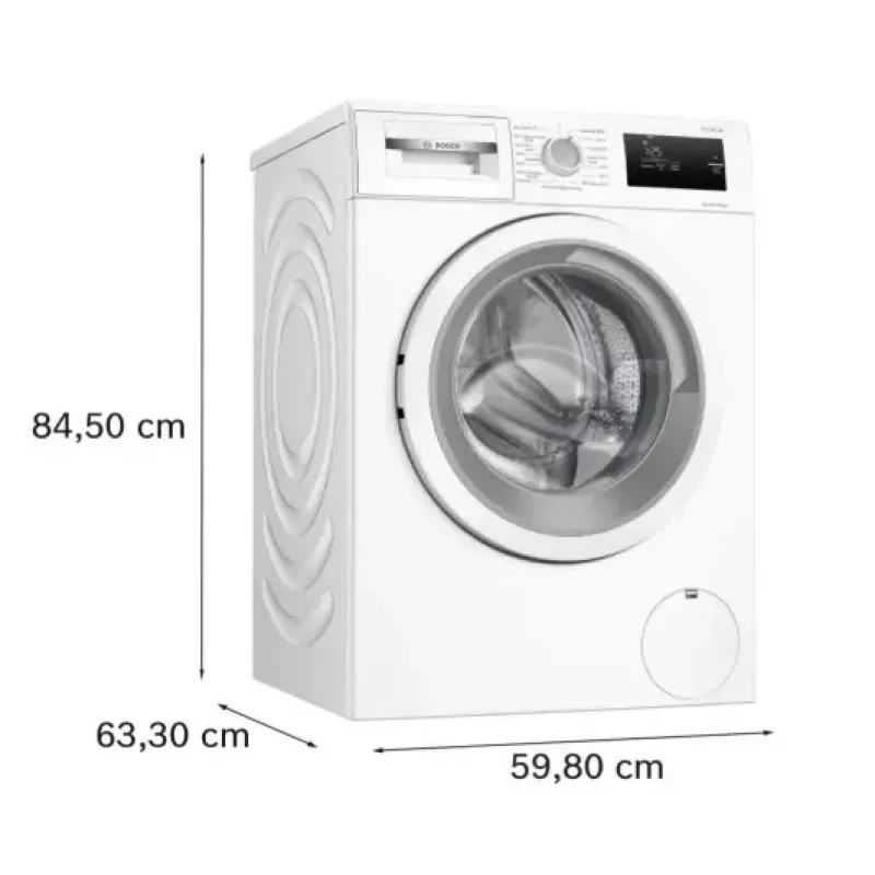 Eestlaetav pesumasin Bosch WAN2405MPL, 7 kg, 1200 p/min, A energiaklass, LED-ekraan, valge