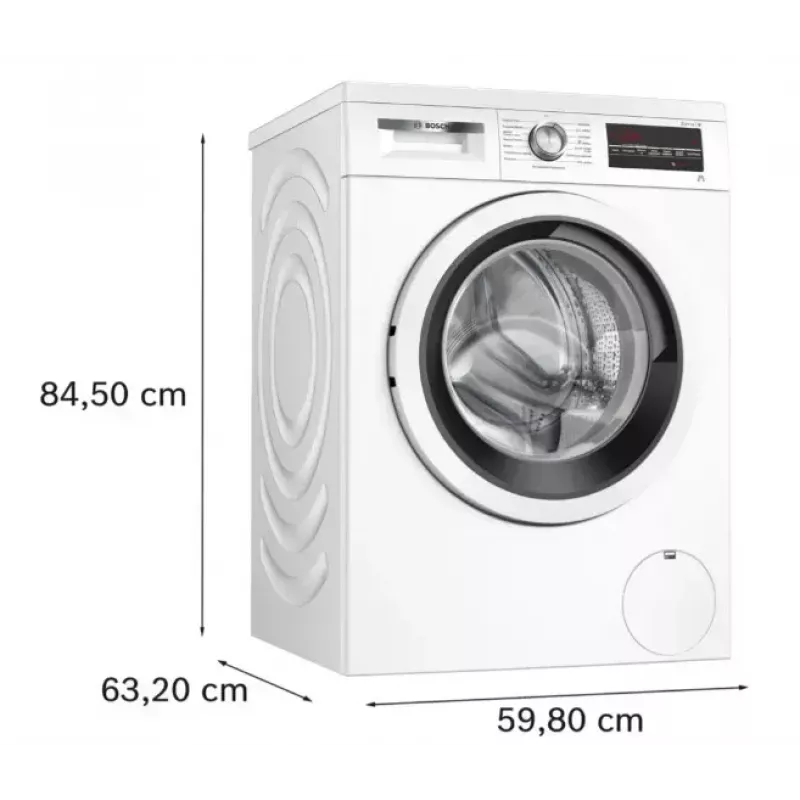 Pesumasin Bosch WUU28T10PL, eestlaetav, 8–9 kg mahutavus, 1400 p/min, energiaklass A