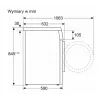 Pesumasin Bosch WUU28T10PL, eestlaetav, 8–9 kg mahutavus, 1400 p/min, energiaklass A