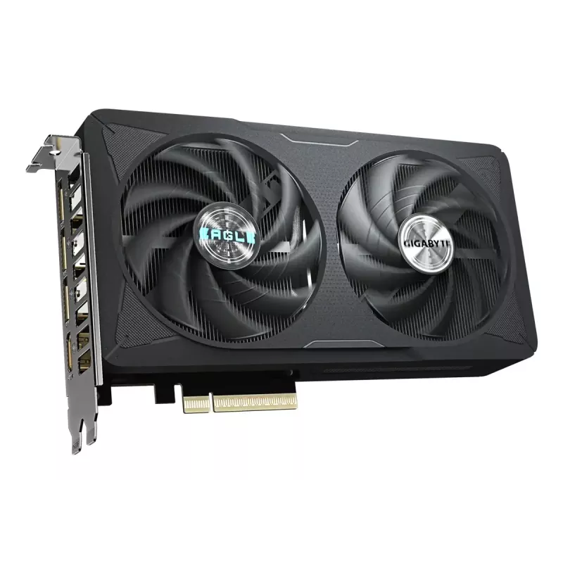 Graafikakaart GIGABYTE GeForce RTX 5060 8GB GDDR7, PCIe 5.0, 128-bit, 3840 CUDA, 2-pesaline, WINDFORCE 2X