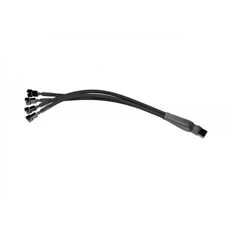 Rack-korpus Lanberg SC01-5204-12B 4U Must 5 ventilaatorit