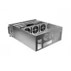 Rack-korpus Lanberg SC01-5204-12B 4U Must 5 ventilaatorit