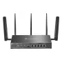 TP-Link ER706WP-4G traadita ruuter Gigabit Ethernet Kahesageduslik (2,4 GHz / 5 GHz) Must