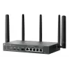TP-Link ER706WP-4G traadita ruuter Gigabit Ethernet Kahesageduslik (2,4 GHz / 5 GHz) Must