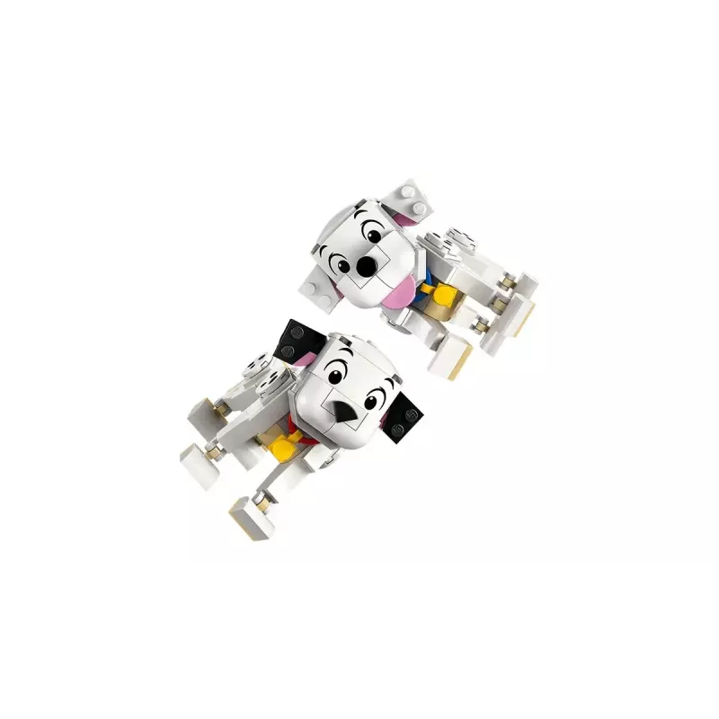 Ehitusmänguasi LEGO Disney Classic Puppies Lucky ja Penny komplekt 43271, 268 osa, kõrgus 90 mm, vanusele 6+