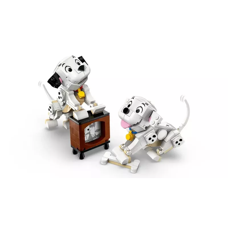Ehitusmänguasi LEGO Disney Classic Puppies Lucky ja Penny komplekt 43271, 268 osa, kõrgus 90 mm, vanusele 6+