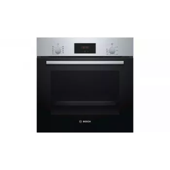 Sisseehitatud elektriahi Bosch Serie 2 HBF114ES0 — 66 L, roostevaba teras, puute- ja pöördnuppjuhtimine, 7 programmi, grill, konvektsioon, 50–275 °C
