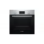 Sisseehitatud elektriahi Bosch Serie 2 HBF114ES0 — 66 L, roostevaba teras, puute- ja pöördnuppjuhtimine, 7 programmi, grill, konvektsioon, 50–275 °C