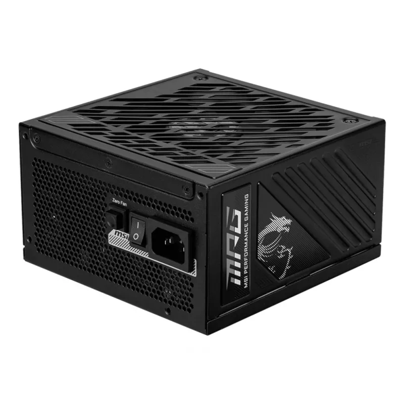 MSI MPG A1000GS PCIE5 toiteplokk 1000 W 24-kontaktiline ATX ATX Must