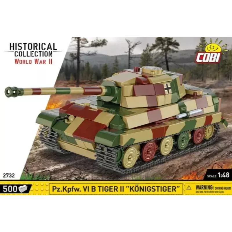 Plastmudelikomplekt Cobi Pz.Kpfw. VI B Tiger II Königstiger mõõtkavas 1:35 (COBI-2732)