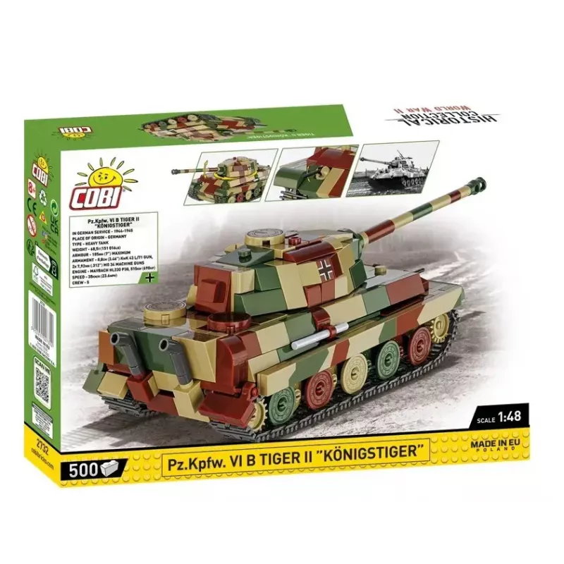 Plastmudelikomplekt Cobi Pz.Kpfw. VI B Tiger II Königstiger mõõtkavas 1:35 (COBI-2732)