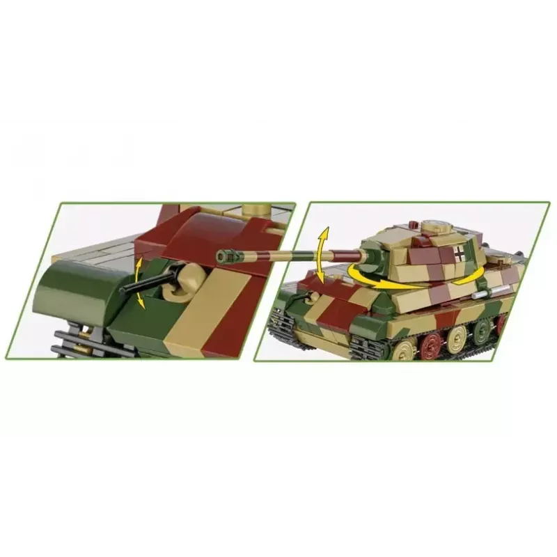 Plastmudelikomplekt Cobi Pz.Kpfw. VI B Tiger II Königstiger mõõtkavas 1:35 (COBI-2732)