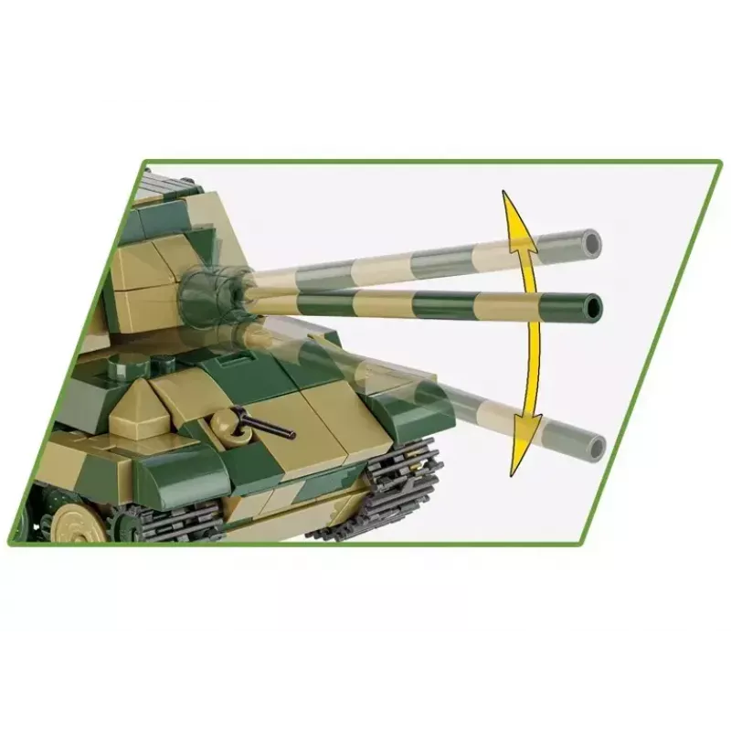 Mudelikomplekt Cobi Panzerjäger Tiger Ausf. B Jagdtiger mõõtkavas 1:35