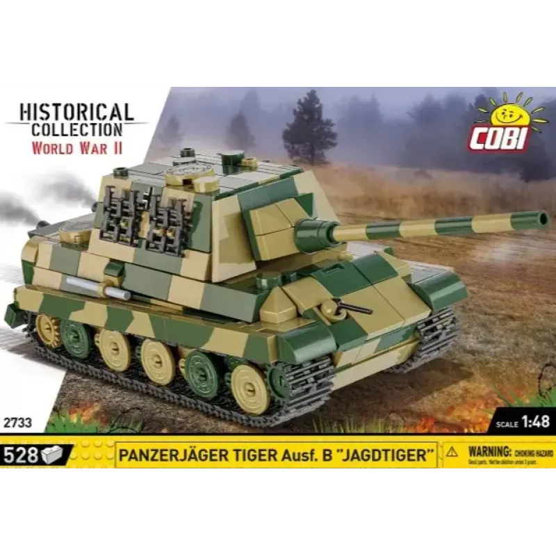 Mudelikomplekt Cobi Panzerjäger Tiger Ausf. B Jagdtiger mõõtkavas 1:35