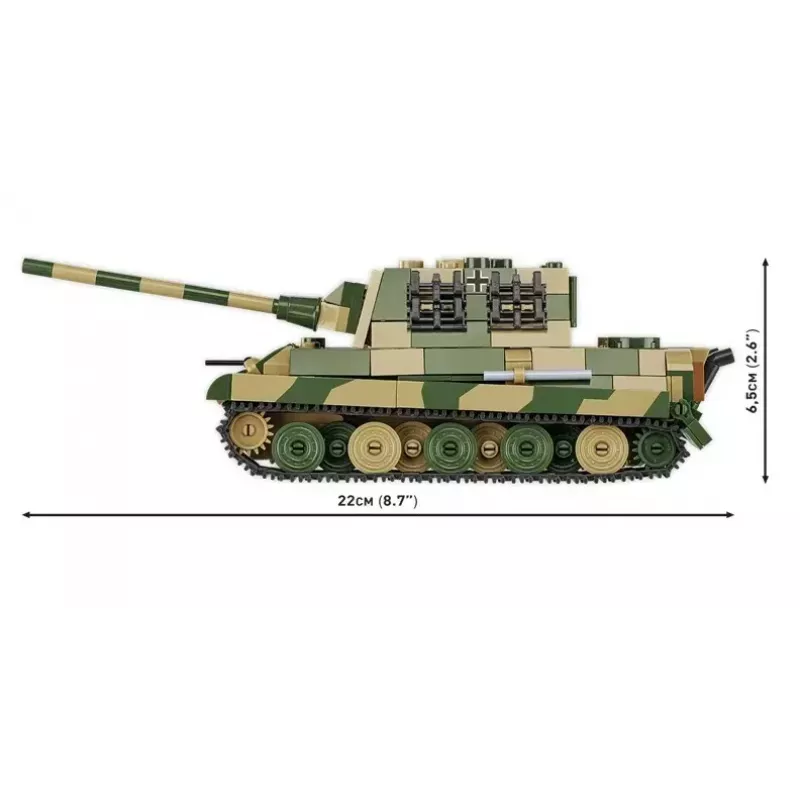 Mudelikomplekt Cobi Panzerjäger Tiger Ausf. B Jagdtiger mõõtkavas 1:35