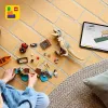 LEGO dinosauruse ehituskomplekt T. rex River Escape 76975 — 199 tk, 2 minifiguuri, vanus 5+