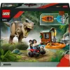 LEGO dinosauruse ehituskomplekt T. rex River Escape 76975 — 199 tk, 2 minifiguuri, vanus 5+