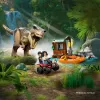 LEGO dinosauruse ehituskomplekt T. rex River Escape 76975 — 199 tk, 2 minifiguuri, vanus 5+