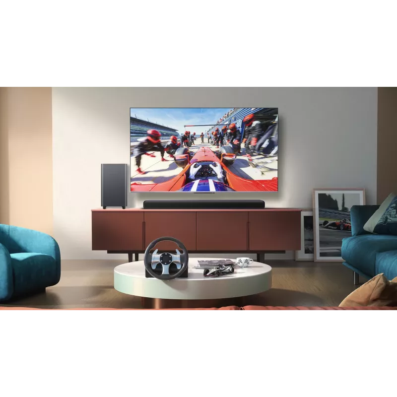 TCL S S55H 2.1 kanali heliriba Dolby Atmose, juhtmevaba bassikõlari ja Bluetooth-muusika voogedastusega