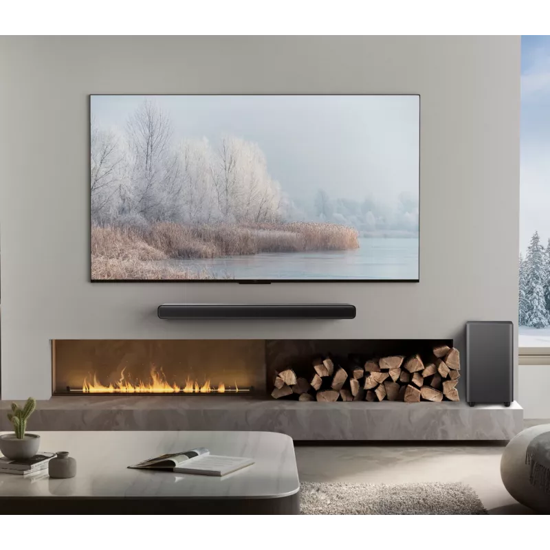 TCL S S55H 2.1 kanali heliriba Dolby Atmose, juhtmevaba bassikõlari ja Bluetooth-muusika voogedastusega