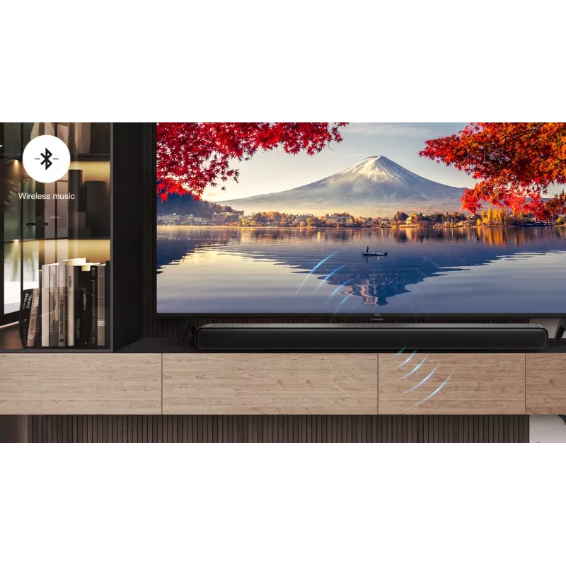 TCL S S55H 2.1 kanali heliriba Dolby Atmose, juhtmevaba bassikõlari ja Bluetooth-muusika voogedastusega
