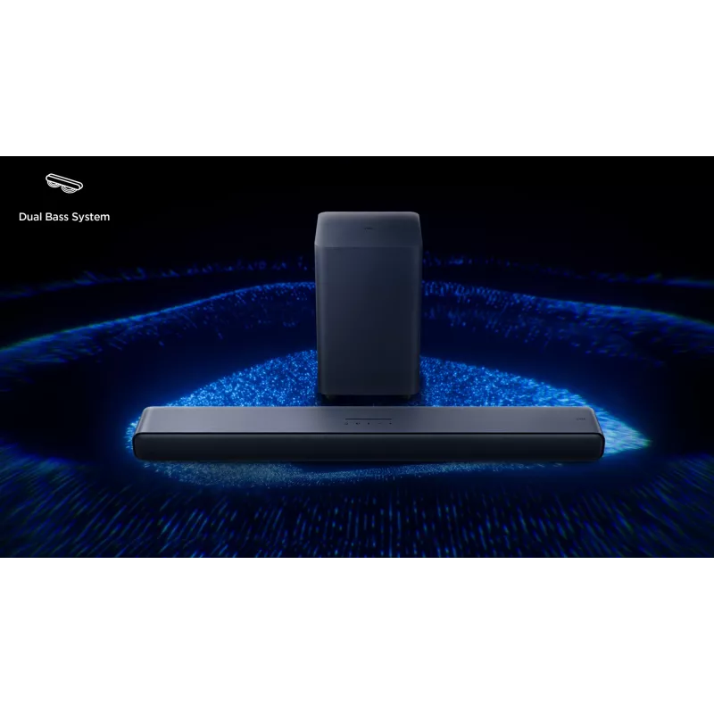 TCL S S55H 2.1 kanali heliriba Dolby Atmose, juhtmevaba bassikõlari ja Bluetooth-muusika voogedastusega