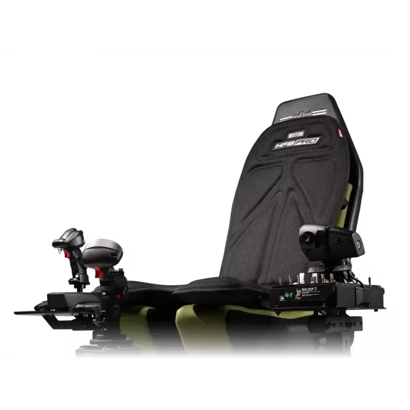 Võidusõidukontrolleri padi Next Level Racing HF8 PRO haptiline tagasiside must — haptilise tagasisidega mängupadi