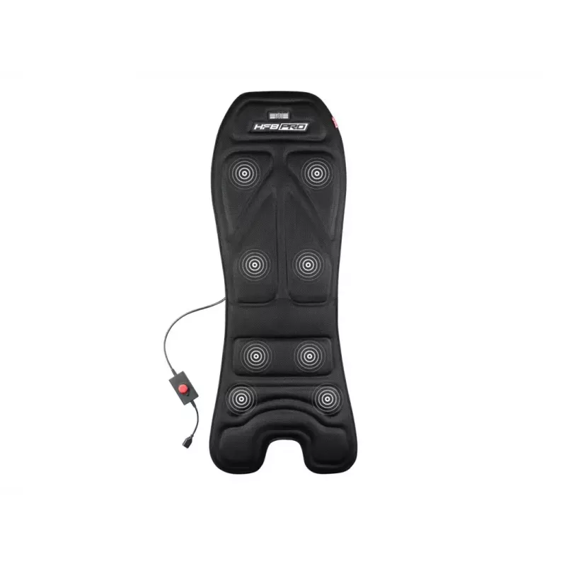Võidusõidukontrolleri padi Next Level Racing HF8 PRO haptiline tagasiside must — haptilise tagasisidega mängupadi