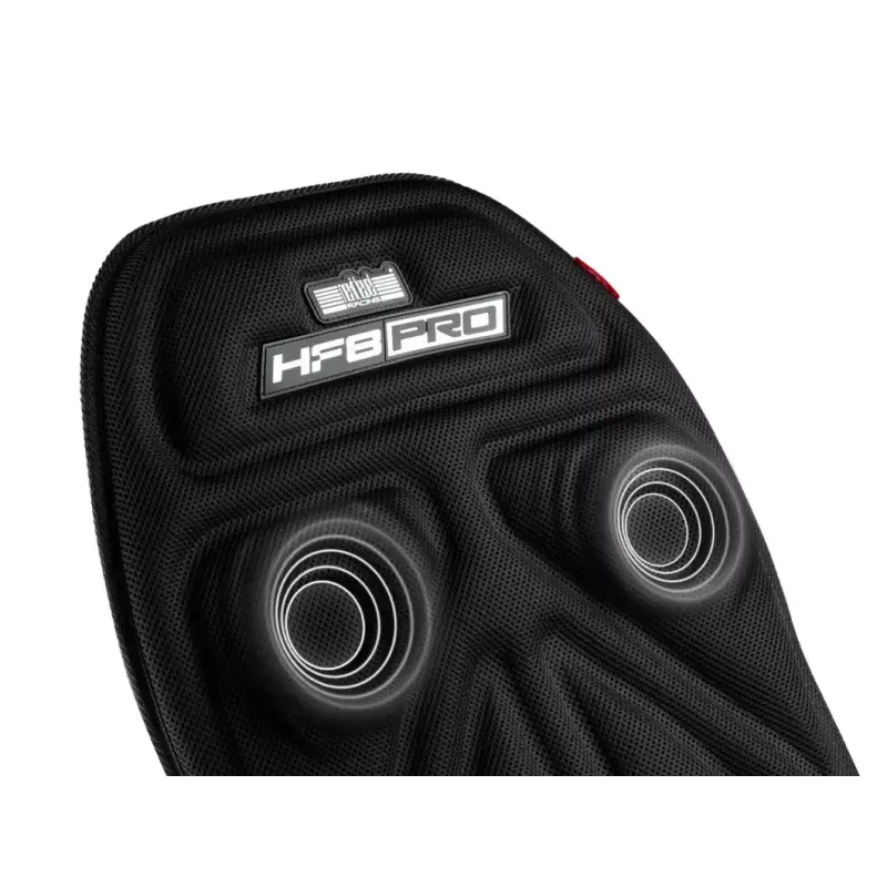 Võidusõidukontrolleri padi Next Level Racing HF8 PRO haptiline tagasiside must — haptilise tagasisidega mängupadi