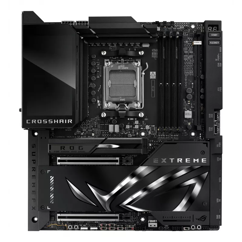 Emaplaat ASUS ROG CROSSHAIR X870E EXTREME — AMD X870E, Socket AM5, Extended ATX, DDR5, 4 DIMM, Wi‑Fi 7, 5 Gb LAN, 5x M.2