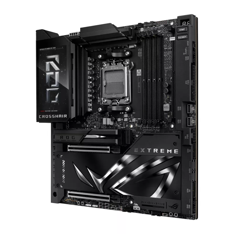Emaplaat ASUS ROG CROSSHAIR X870E EXTREME — AMD X870E, Socket AM5, Extended ATX, DDR5, 4 DIMM, Wi‑Fi 7, 5 Gb LAN, 5x M.2