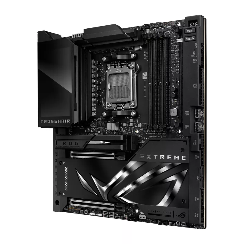 Emaplaat ASUS ROG CROSSHAIR X870E EXTREME — AMD X870E, Socket AM5, Extended ATX, DDR5, 4 DIMM, Wi‑Fi 7, 5 Gb LAN, 5x M.2