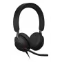 Jabra Evolve2 40 SE peakomplekt juhtmega Peapael Kõned/muusika USB USB-C / USB Type-A Must