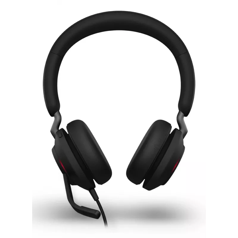 Jabra Evolve2 40 SE peakomplekt juhtmega Peapael Kõned/muusika USB USB-C / USB Type-A Must