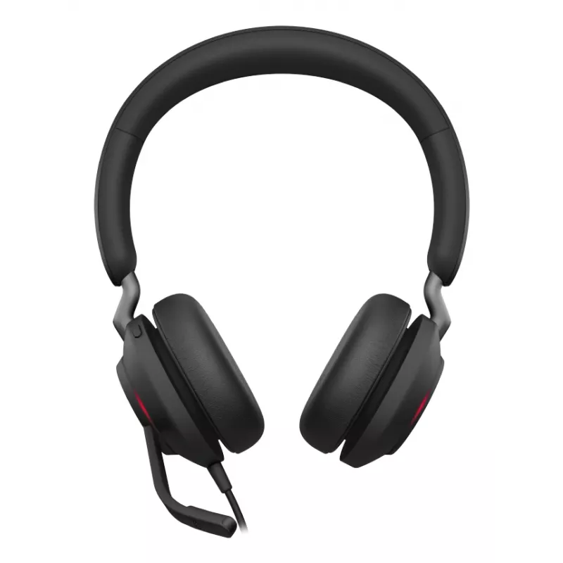 Jabra Evolve2 40 SE peakomplekt juhtmega Peapael Kõned/muusika USB USB-C / USB Type-A Must