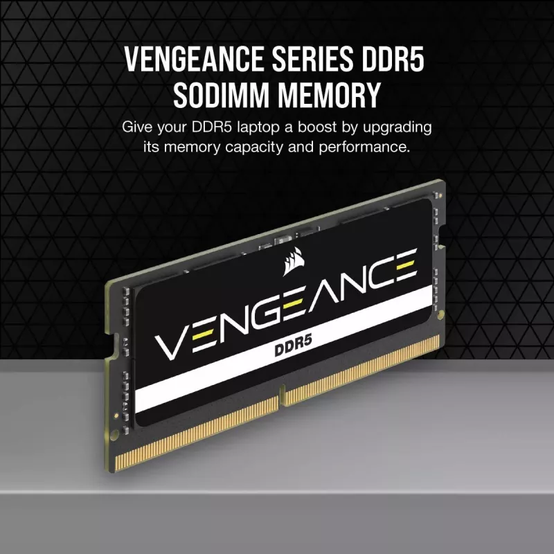 CORSAIR Memory 32GB Vengeance DDR5 SoDIMM (2x16gb) DDR5 5600mt/s (pc5-44800) CL48 1.1v
