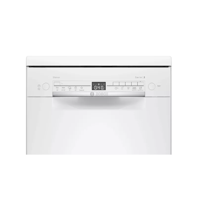 Eraldiseisev nõudepesumasin Bosch SPS40E22EU, kitsas 45 cm, 9 komplekti, 5 programmi, 48 dB, valge