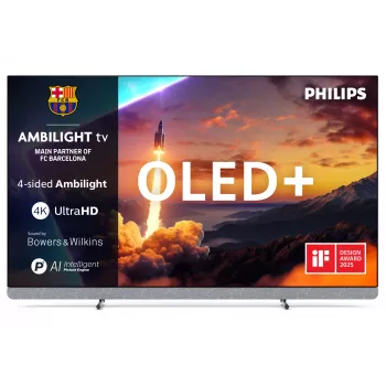 Philips 55OLED910/12 TV 139.7 cm (55 tolli) 4K Ultra HD nutiteler Wi-Fi Metallik