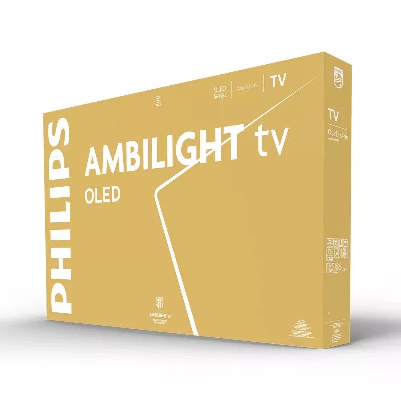 Philips 55OLED910/12 TV 139.7 cm (55 tolli) 4K Ultra HD nutiteler Wi-Fi Metallik