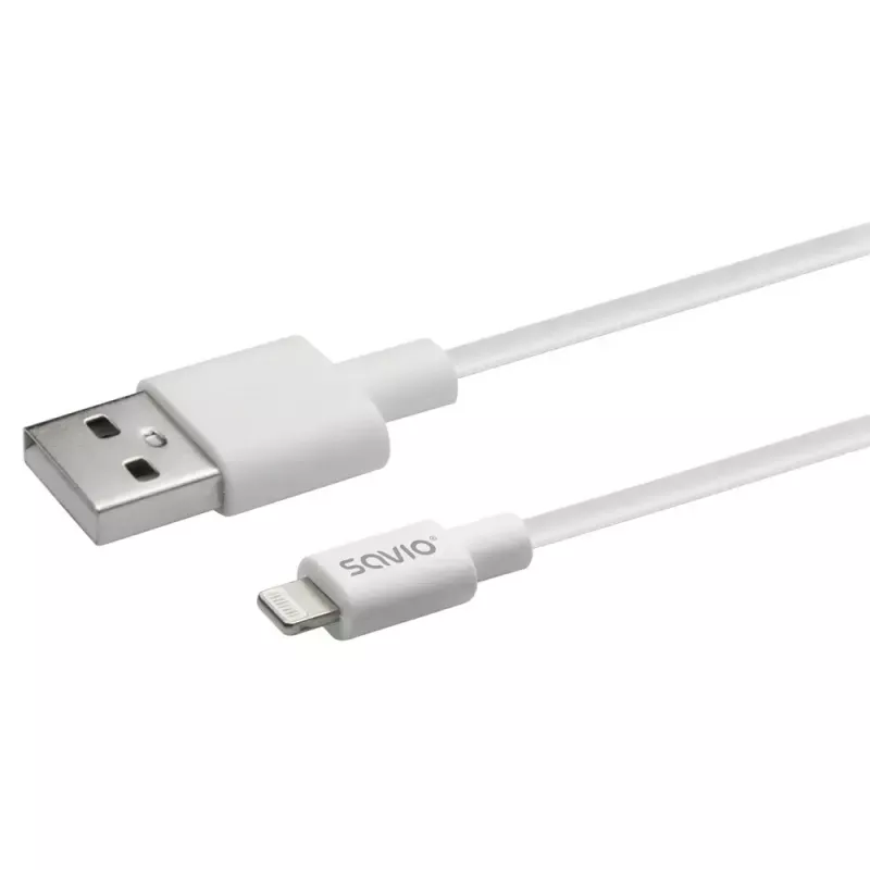 USB-kaabel Savio CL-192 1m USB A USB 2.0 Valge
