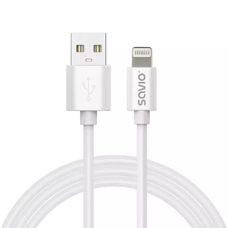 USB-kaabel Savio CL-192 1m USB A USB 2.0 Valge