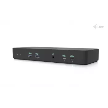 i-tec USB-C Intelligent Triple Display Docking Station + toiteedastus 100 W
