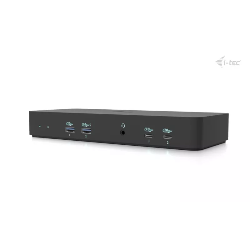 i-tec USB-C Intelligent Triple Display Docking Station + toiteedastus 100 W